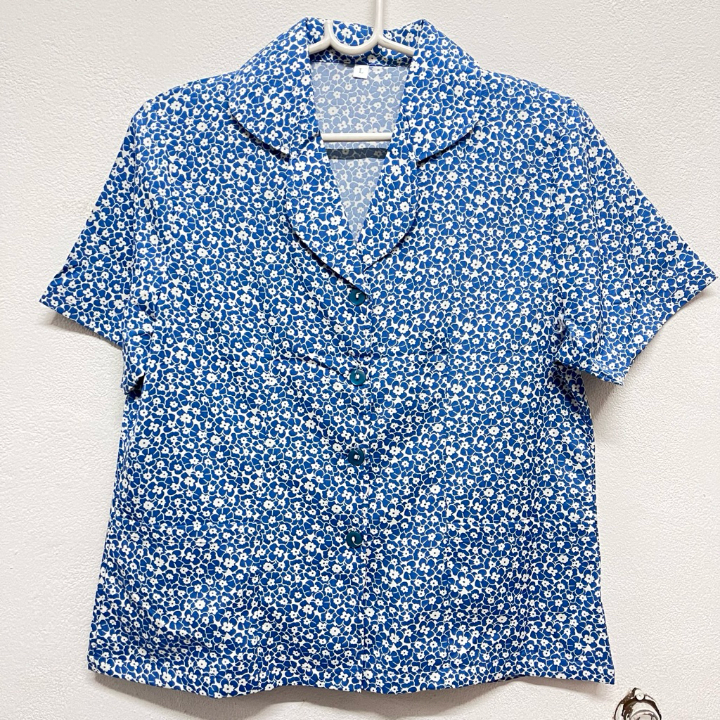 XXL เสื้อคนแก่แขนสั้นคอบัว ไซส์ XXL