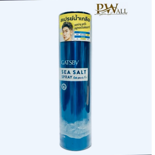 สเปรย์น้ำเกลือจัดทรงผม สำหรับลุคเซอร์ ๆ ดูเป็นธรรมชาติ  GATSBY Sea Salt Spray Anti-gravity Mat