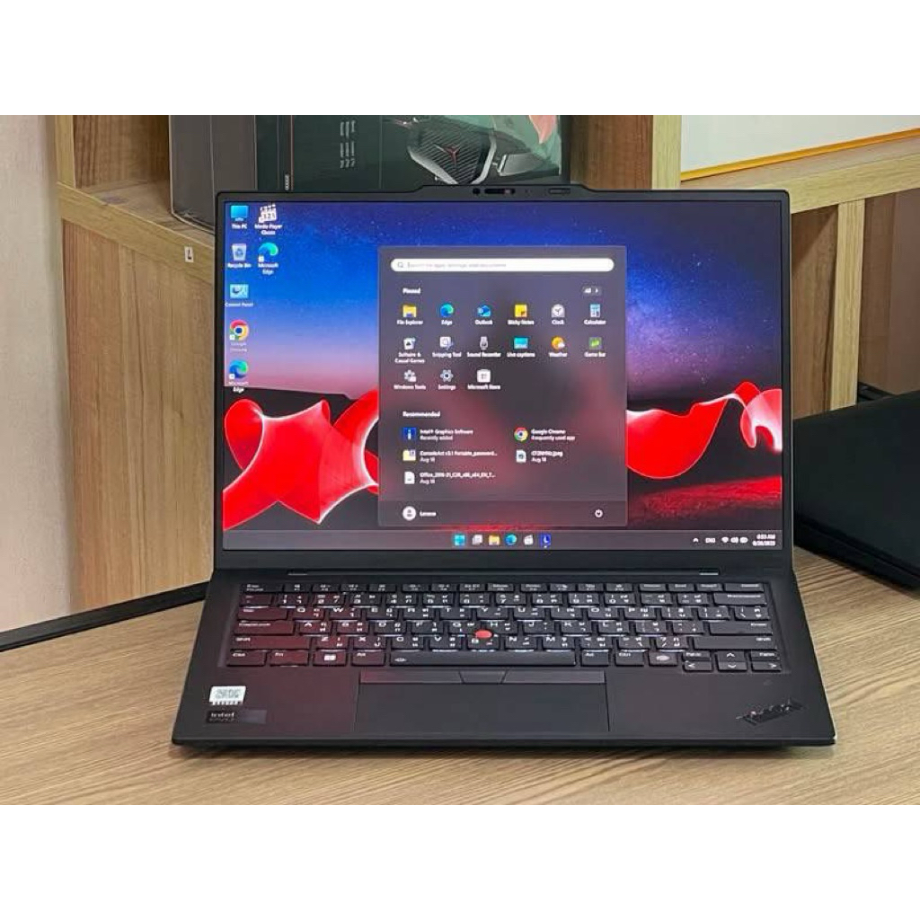 Lenovo Thinkpad X1 Carbon Gen 12 Ultra 7-155U SSD512GB RAM16GB Win 11 Pro เครื่องมือสองสำหรับงานผุ้บ