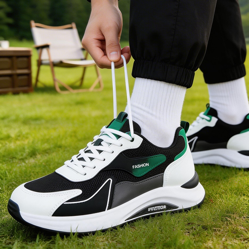 XWbrand รองเท้าผ้าใบลำลองผู้ชายรุ่นใหม่ หนา ระบายอากาศ รูปที่ 8