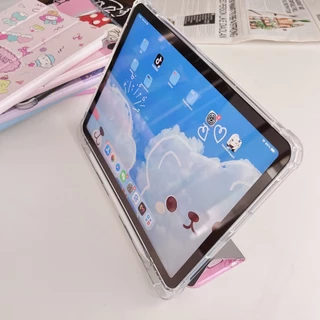 เคสไอเเพด Air6 11นิ้ว gen10 gen11/gen10 gen7/gen8/gen9 10.2 Air1/Air2/Air3 pro10.5พับได้ มีช่องใส่ปากกา Air4/Air5 10.9