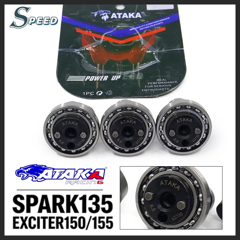ATAKA แคมแต่ง YAMAHA EXCITER150 SPARK135 X1R R15 MSLAZ ไล่เบาพิเศษ รอบจัด ท้ายลึก แถมสติ๊กเกอร์ โต้งแคมซิ่ง ส่งเร็วทัน