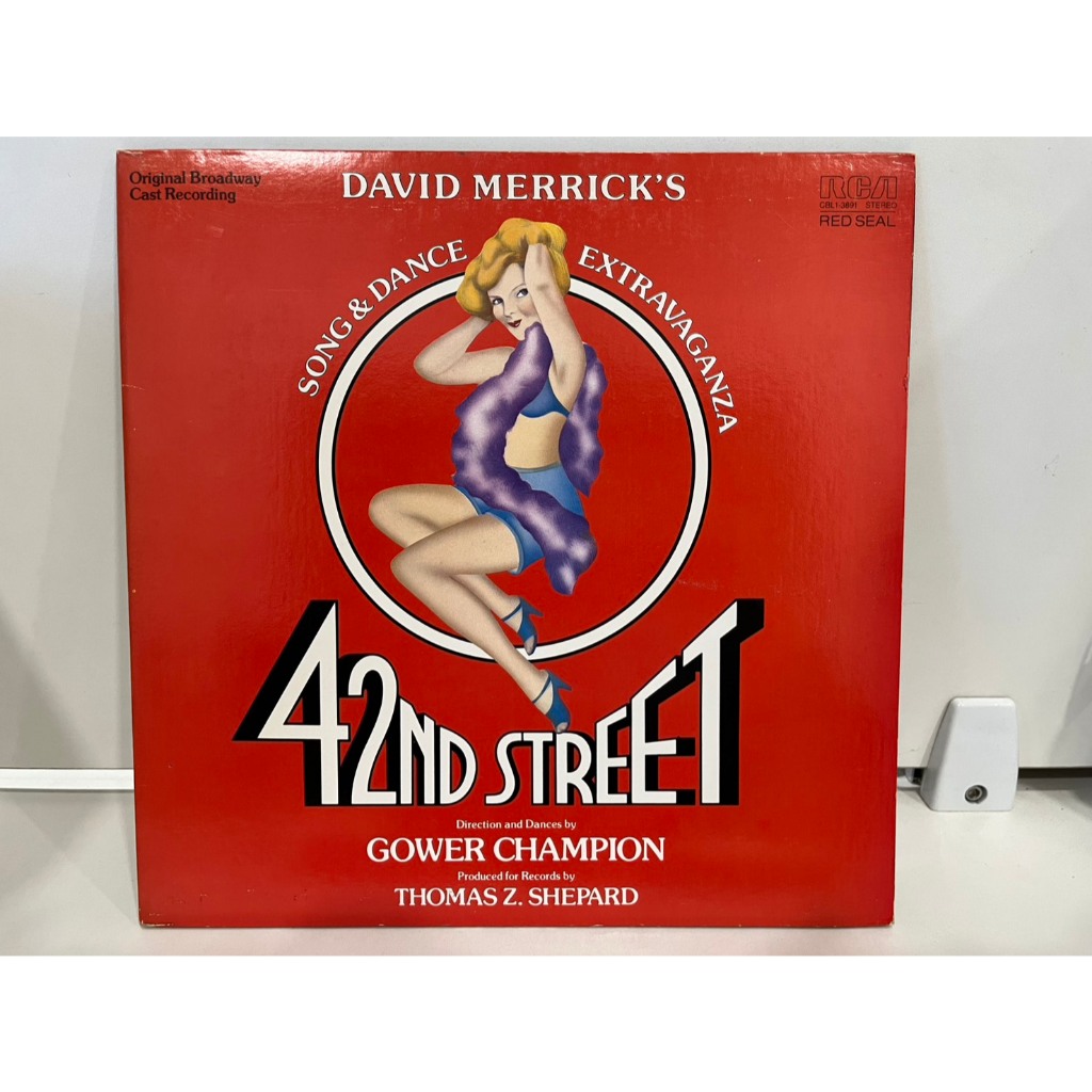 1LP Vinyl Records แผ่นเสียงไวนิล  DAVID MERRICK'S BROADWAY 42ND STREET  (J9D63)