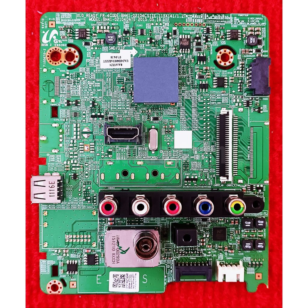 เมนบอร์ดทีวี SAMSUNG รุ่น UA24H4003ARXXT , UA24H4003 พาสบอร์ด BN94-07133L อะไหล่แท้ของถอด ทดสอบแล้ว 