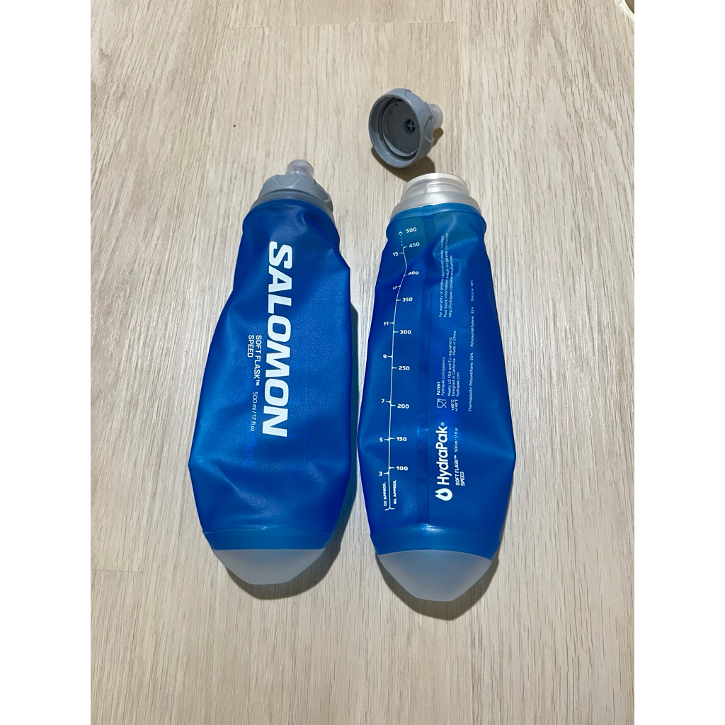 [พร้อมส่ง] SALOMON Soft Flask 500ml ขวดนิ่ม ขวดน้ำ วิ่งเทรล ปากกว้าง 1 ขวด
