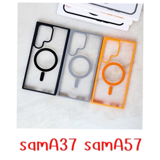 เคสใส ขอบสี สำหรับ SAMSUNG A06 A07 A17 A36 A37 A55 A56 A57