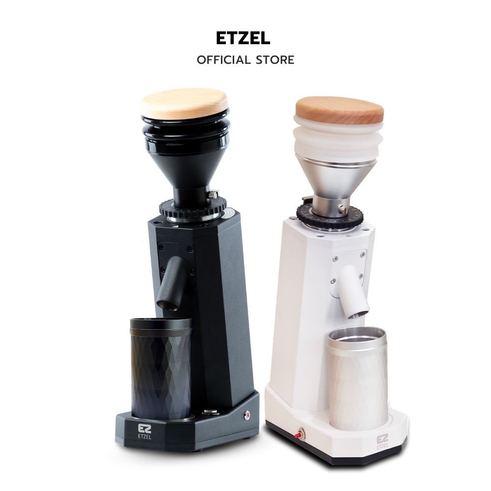 ETZEL เครื่องบดเมล็ดกาแฟ stepless เฟืองไทเทเนียม รุ่น SN016 Single Dose Coffee Grinder Titanium 40mm ราคา ถูกที่สุด ดีลบีเคเค