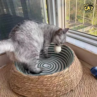 Heycat ลูกบอลแมวขนแกะ สัมผัสเนื้อนุ่มฟู ของเล่นแมว ขนาดใหญ่ 8 Cm.