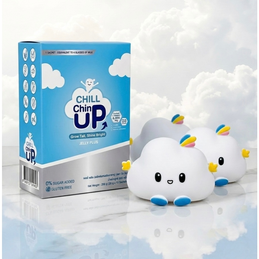 [FREE] โคมไฟก้อนเมฆน้อย Chill Chin UP