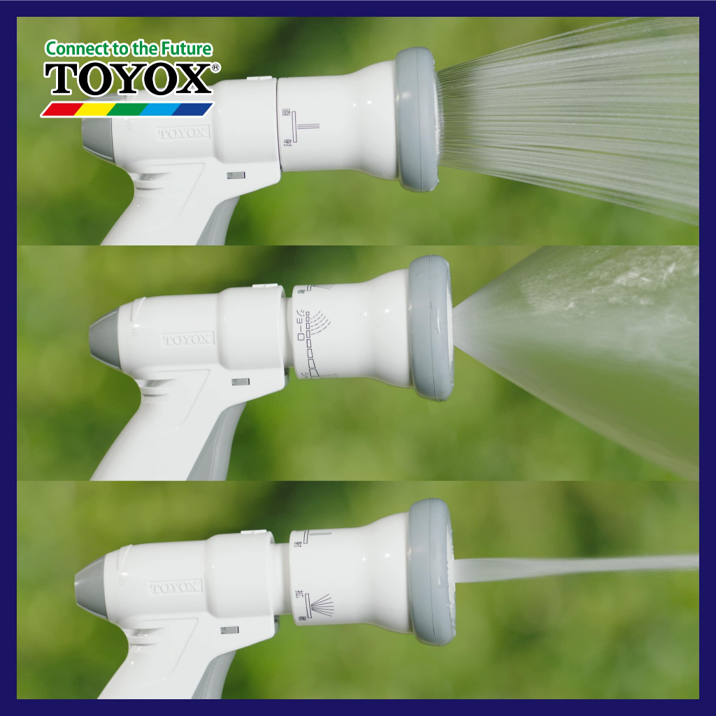 TOYOX หัวฉีดรดน้ำ 4 รูปแบบ ปรับแรงดันน้ำได้ รุ่น SP-12 N , SP-5 , SP-4