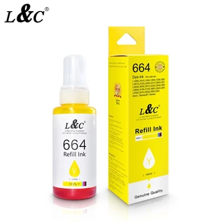 L&C T664 Ink หมึกเติม ใช้สำหรับเอปสัน L-Series L100 L120 L200 L210 L220 L360 L365 L565 L1300