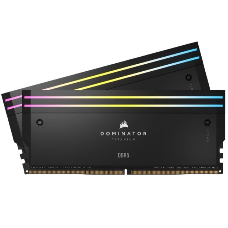 CORSAIR DDR5 DOMINATOR TITANIUM RGB BLACK 64GB (32x2) 6000MHz