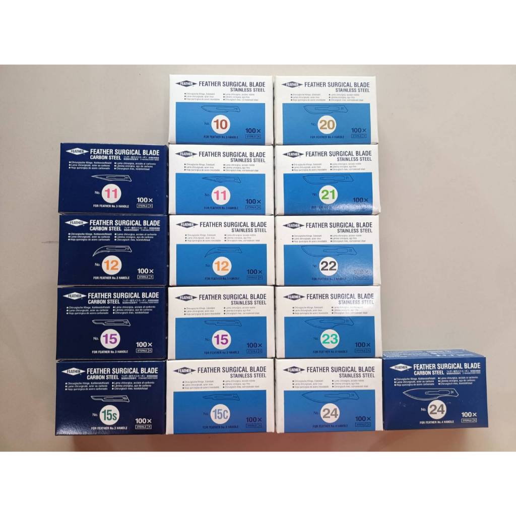 FEATHER ด้ามจับใบมีดสแตนเลส ใบมีดสแตนเลส ด้ามมีด