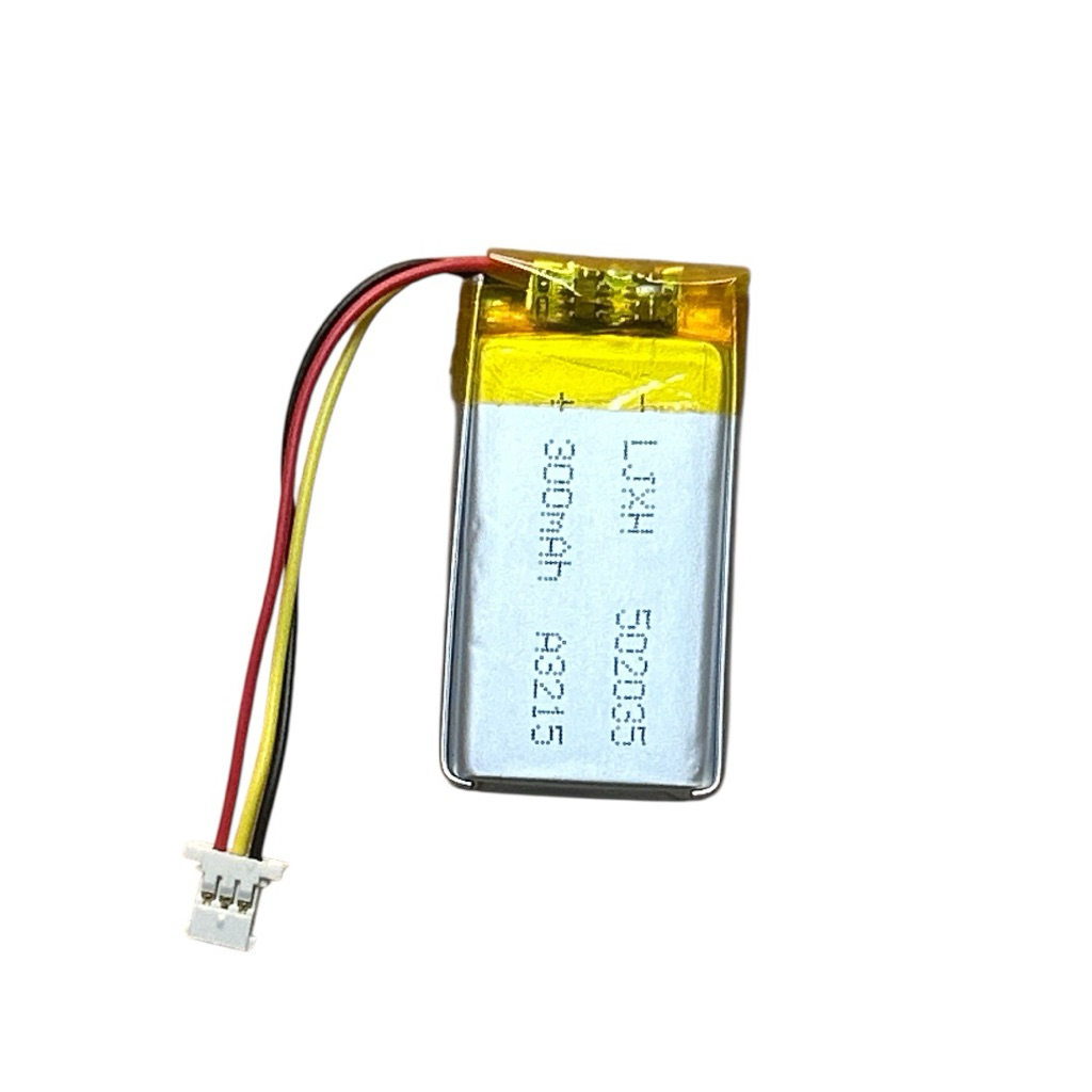 300mAh  Mijia driving recorder battery 502035 cp5/21/36 3.7v polymer battery 3 สาย
