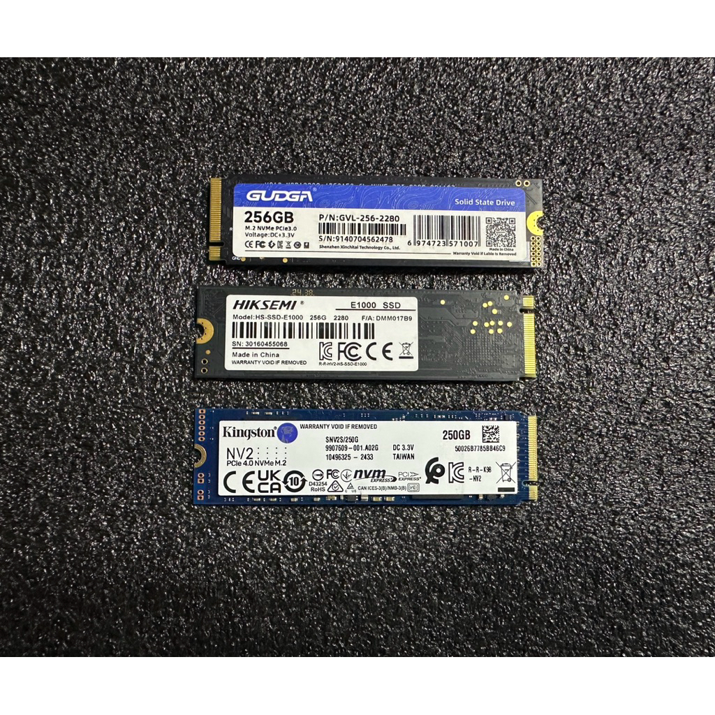 NVME M.2 มือสอง มีหลายแบบในตัวเลือก