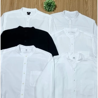 เสื้อคอจีนH&M,Uniqlo,Mujiแท้💯.เป็นงานมือ2สภาพสวยผ้าดีใส่สบาย