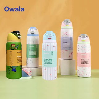 OWALA freesip ขวดน้ำเก็บอุณหภูมิ โอวาล่า ความจุ 16oz / 24oz /32oz วัสดุสแตนเลส 304【พร้อมส่ง】