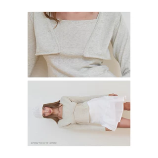 Orangebaskets เสื้อแขนยาว รุ่น Buttercup Two-Way Top