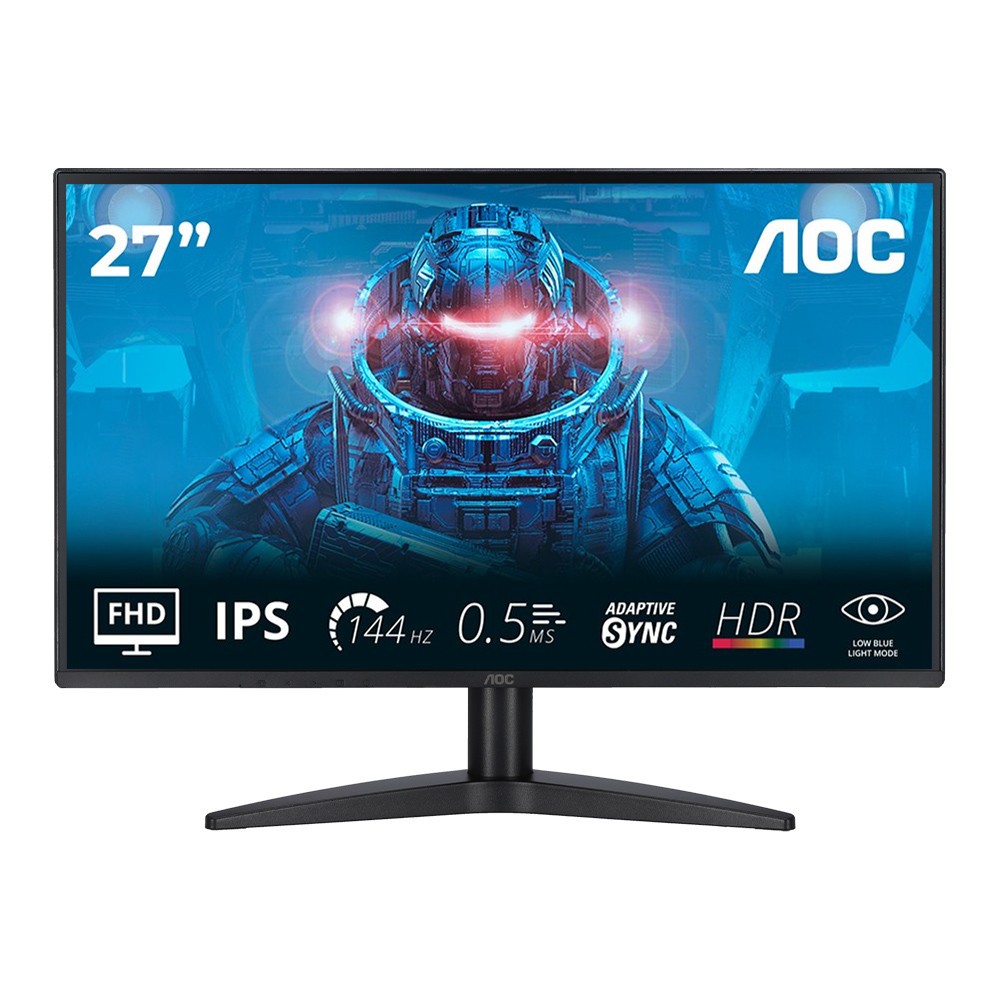 Monitor (จอมอนิเตอร์) AOC 27B36X/67 - 27 Inch IPS FHD 144Hz Adaptive Sync