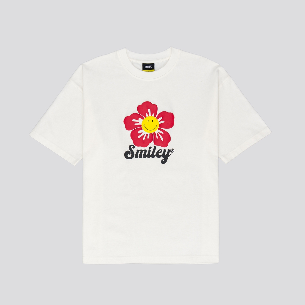 SMILEY® WHITE/RED WANDERLUST OVERSIZED