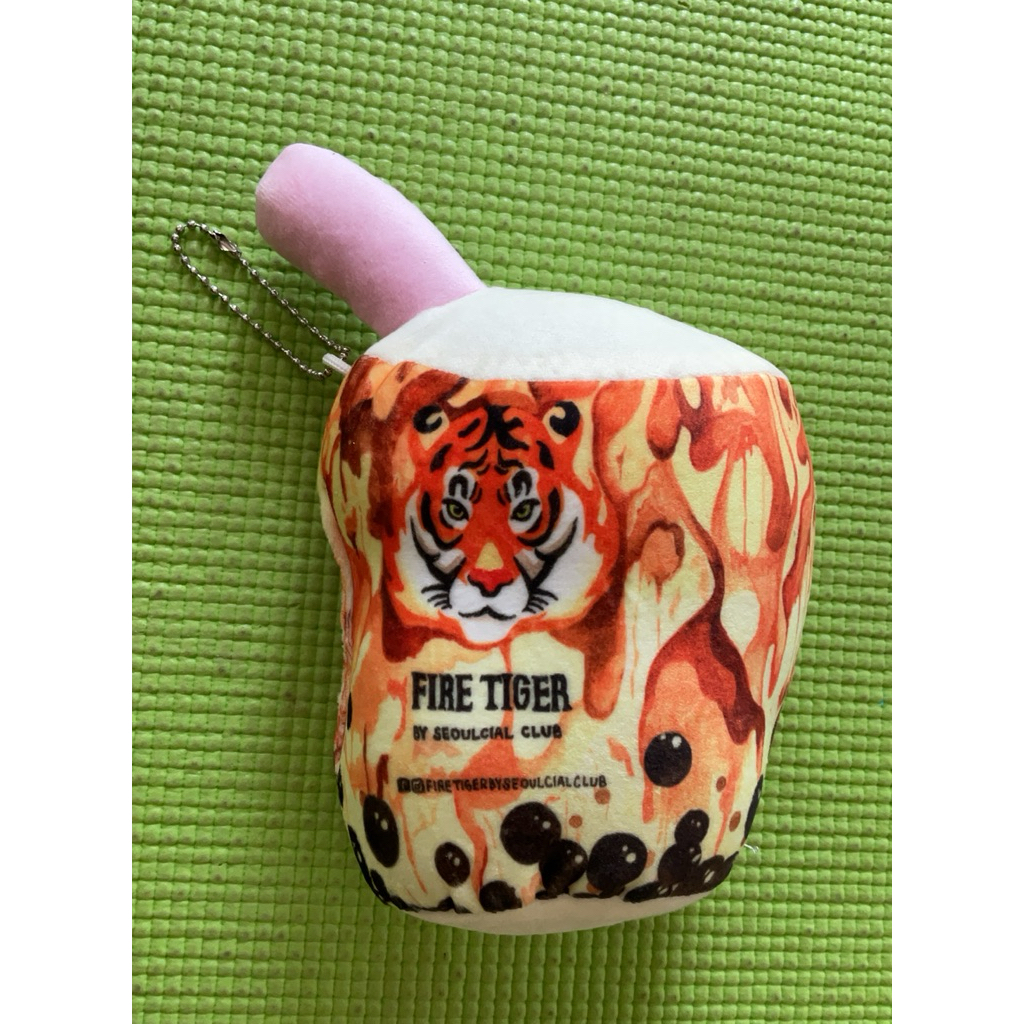 ที่ห้อยกระเป๋า ชานมไข่มุก ของแถมจาก FIRE TIGER