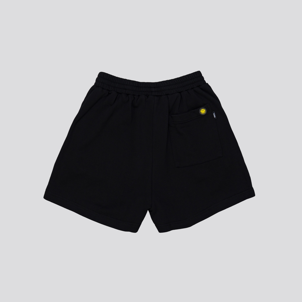 SMILEY® BLACK WANDERLUST SWEATSHORTS — صورة 4