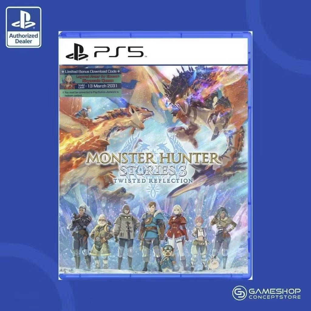 [ส่งด่วน] PlayStation : PS5 Monster Hunter Stories 3: Twisted Reflection (Z3/Asia)