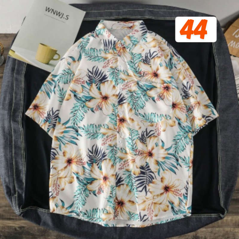 เสื้อฮาวาย Size M-3XL ใส่ได้ทั้งชาย-หญิง เหมาะกับเทศกาลสงกรานต์ รูปที่ 7