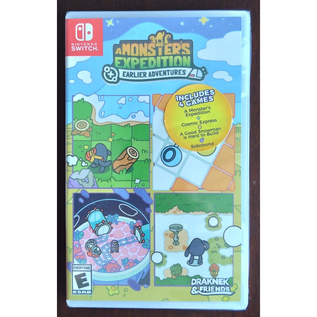 มือ1 A Monster's Expedition + Earlier Adventures USA English Version for Nintendo Switch