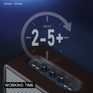EasyandPerfect EP-WINDY 18W PREMIUM ลำโพงบลูทูธพร้อมไมค์ 2 ชิ้น รับประกัน 1 ปี