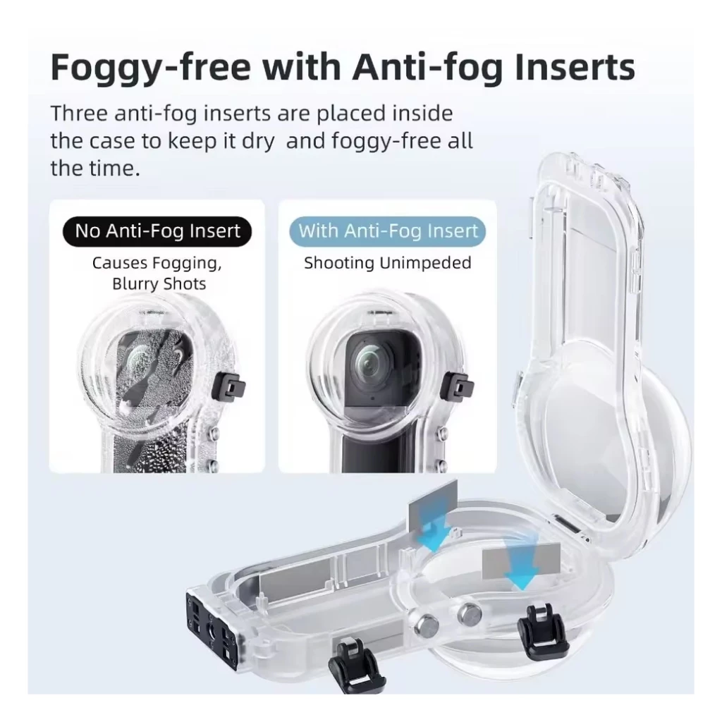 aMagisn Dive case เคสดำน้ำแบบใส สำหรับ Insta360 X5/X4 thumbnail 8