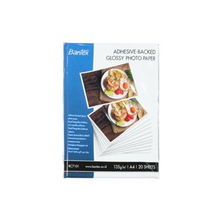 Bantex กระดาษพิมพ์ภาพ กระดาษโฟโต้ มันเงา A4 135g/210g/230g (…