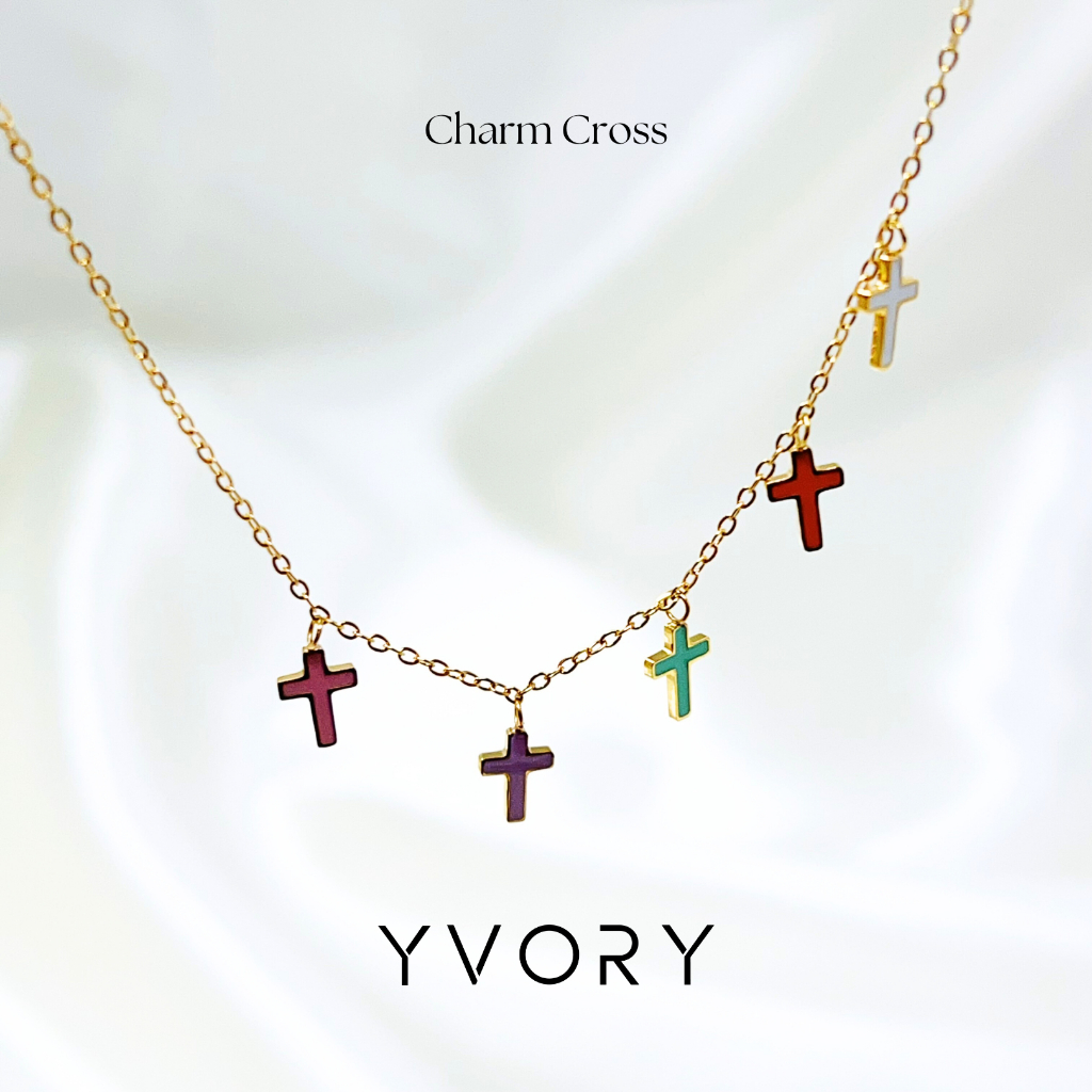 🌈 Charm Cross - YVORY 🌈G29