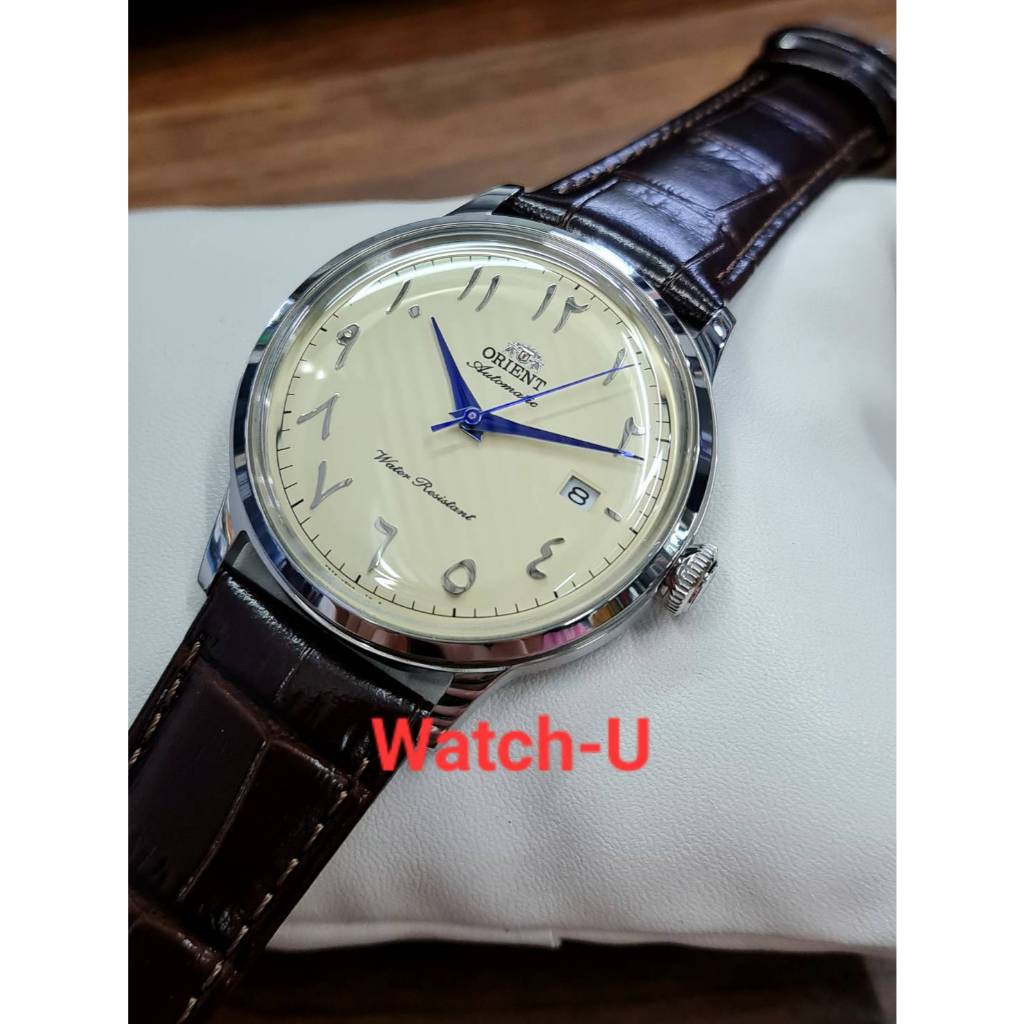 ORIENT Classic & Simple Style นาฬิกาสายหนัง (RA-AC0039Y) RA-AC0035E RA-AC0036L RA-AC0037R RA-AC0038S