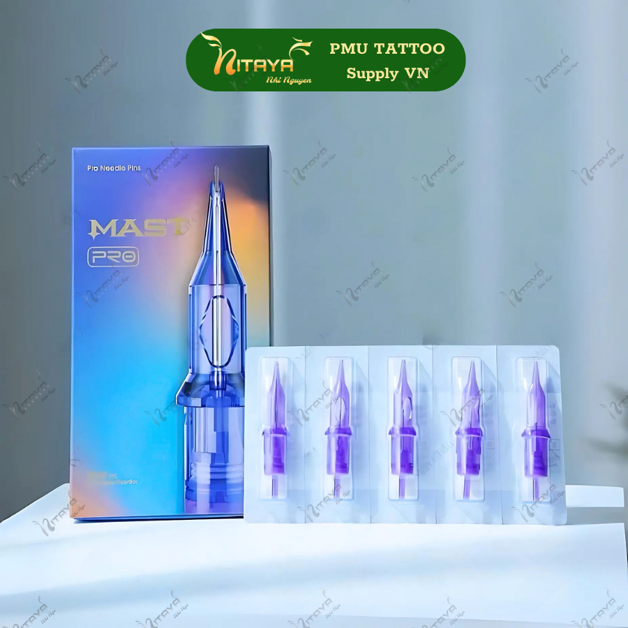 [ของแท้ ] เข็มสัก Mast Pro สำหรับเครื่องปากกาเพ็น – เข็มแท้ คุณภาพสูง ไม่ไหลย้อนหมึก 20pcs (1 box)