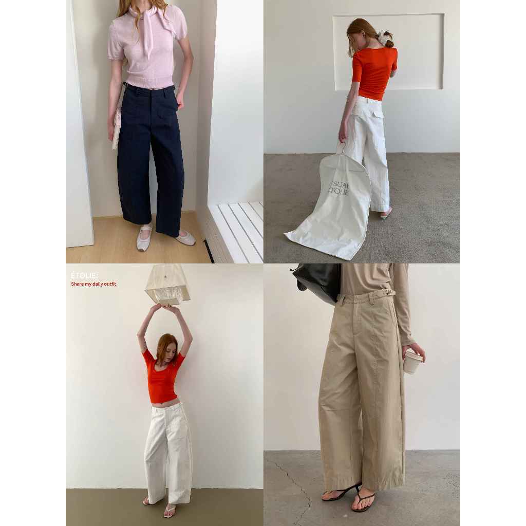 INBYIN - กางเกงบอลลูน URBAN WIDE PANT - D8023