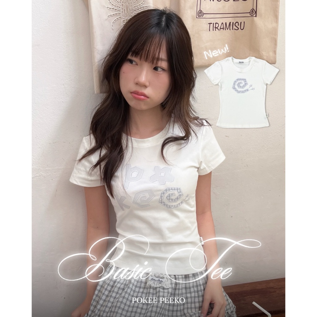 POKEE | BASIC TEE รุ่นใหม่ทรงเบสิค ตัวยาว