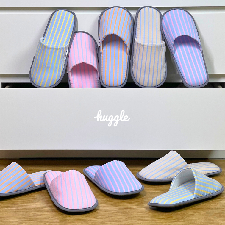 Cotton Candy Collection รองเท้าใส่เดินในบ้าน รองเท้าสลิปเปอร์หัวปิด / หัวเปิด ผ้าคอตตอนอียิปต์ 100% ฟองน้ำหนานุ่มพิเศษ