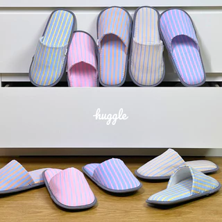 Cotton Candy รองเท้าสลิปเปอร์หัวปิดและหัวเปิด รองเท้าใส่เดินในบ้าน ผ้าคอตตอนอียิปต์ 100% ฟองน้ำหนานุ่มพิเศษ