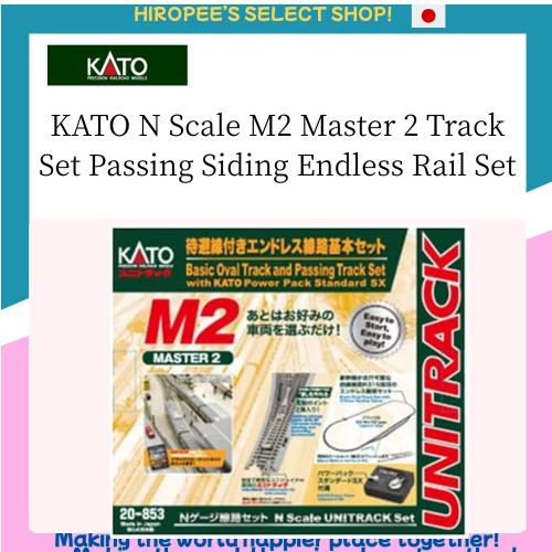 KATO N Scale M2 Master 2 Track Set Passing Siding Endless Rail Set