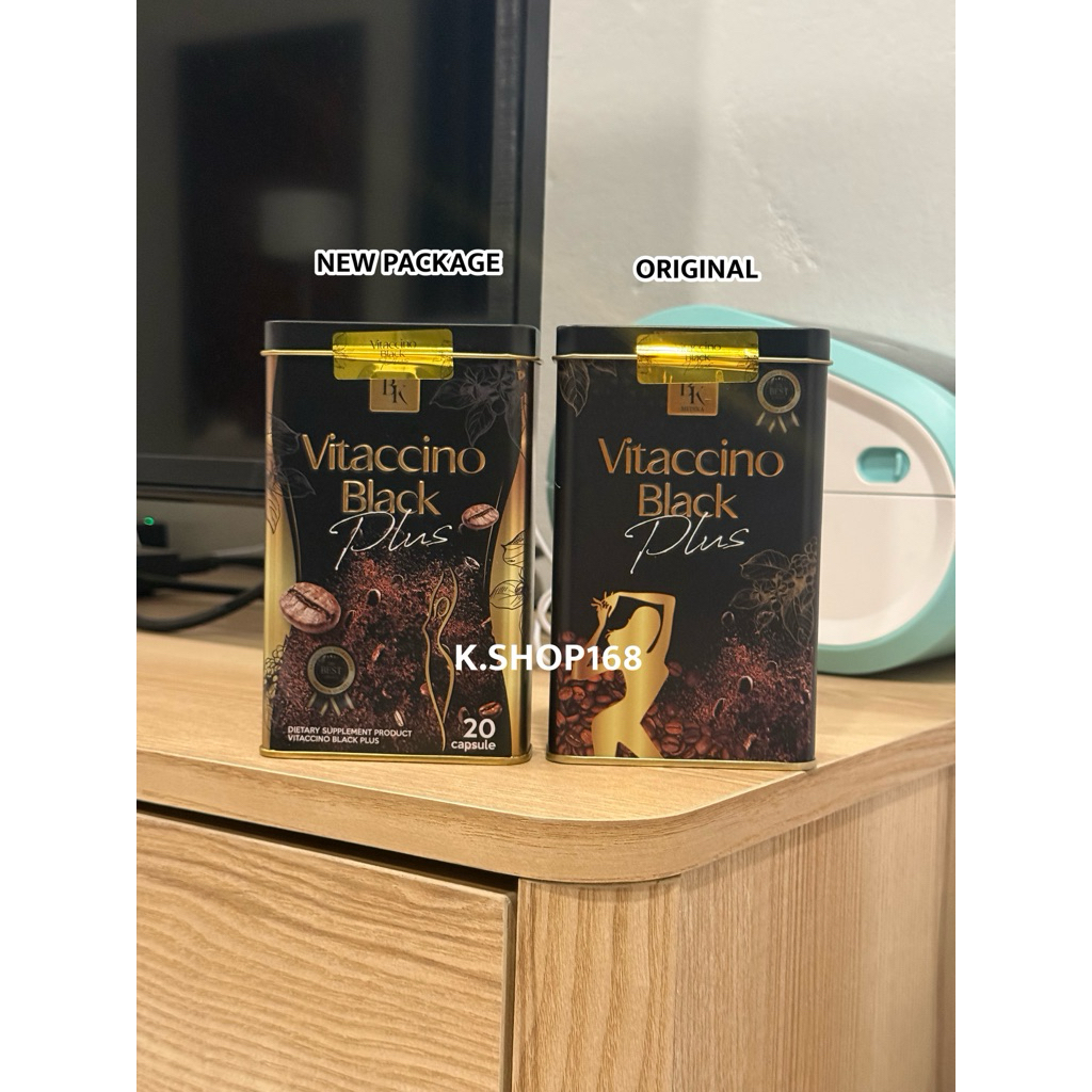 กาแฟ Vitaccino Black Plus แคปซูลช่วยควบคุมน้ำหนักและกระตุ้นการเผาผลาญ