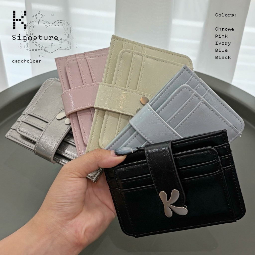 KAPPABKK "K" Signature Cardholder กระเป๋าใส่บัตร โลโก้ตัว K ดีไซน์เก๋แต่มีสไตล์
