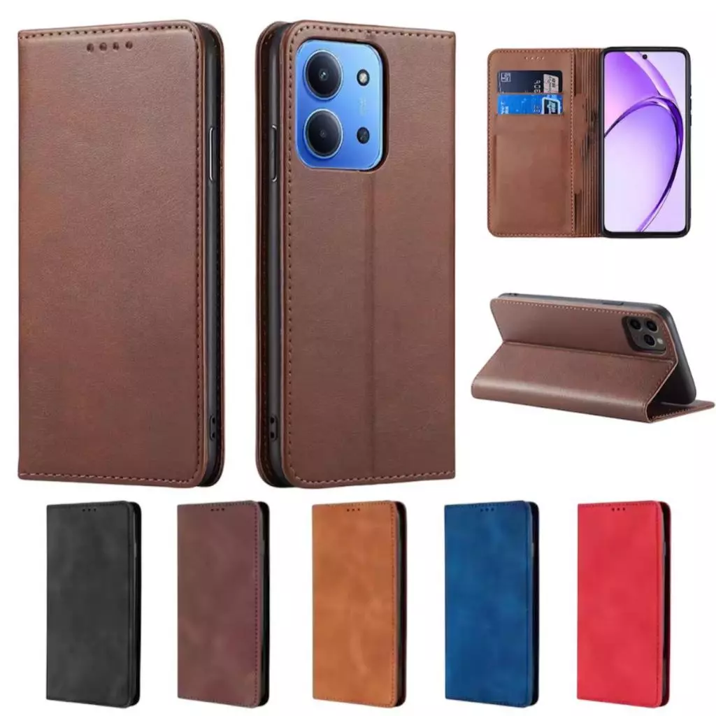 เคสฝาพับ กระเป๋าหนัง สำหรับ XIAOMI Redmi15C POCO C85 กันกระแทก เปิดปิด ใส่บัตร ตั้งได้
