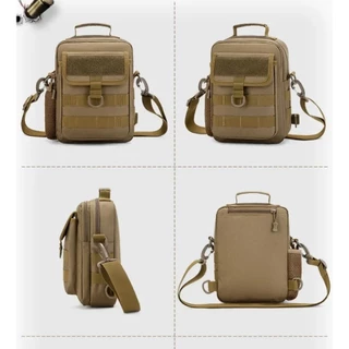 ยุทธวิธี Molle กระเป๋ากระเป๋าถือกลางแจ้ง Camping Travel เดินป่าการล่าสัตว์ตกปลาไหล่ Crossbody Messenger กระเป๋าสําหรับชา