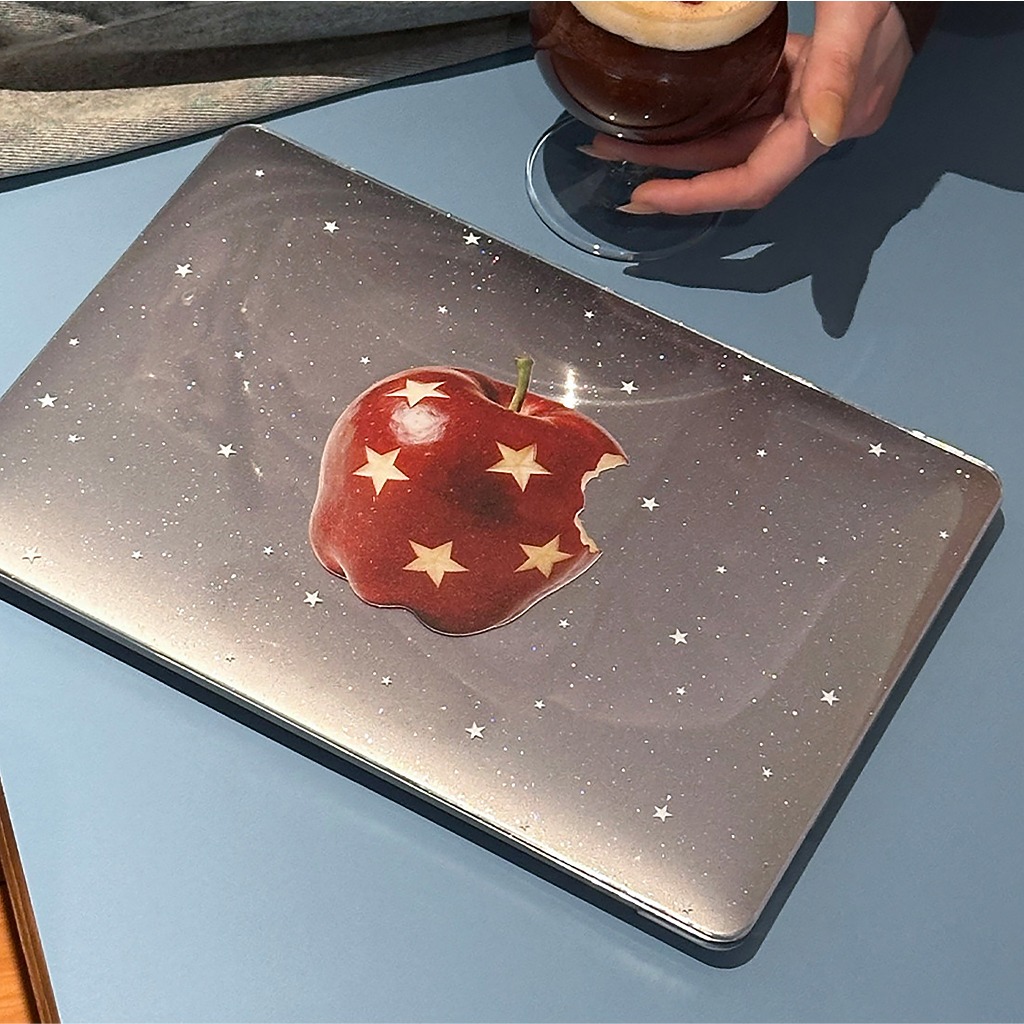 Shesell พร้อมส่ง✨เคส macbook(Glitter)Star Apple Air13 Neo13 Air15 M5/M4เคสสำหรับแมคบุ๊คใสPro13/14/16 ราคา ถูกที่สุด ดีลบีเคเค แกลเลอรีภาพที่ 5