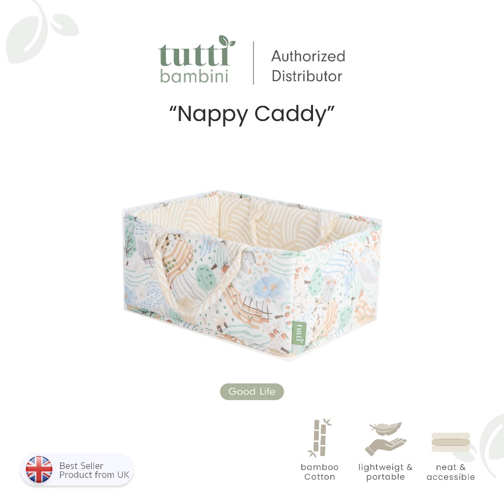 Tutti Bambini Nappy Caddy ตะกร้าเก็บอุปกรณ์สำหรับเด็ก เปลี่ยนผ้าอ้อม