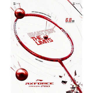 LI-NING ไม้แบดมินตัน รุ่น 𝗔𝗫𝗙𝗢𝗥𝗖𝗘 𝗖𝗔𝗡𝗡𝗢𝗡 𝗣𝗥𝗢 🚀ไม้บุกกึ่งคอนโทรล🎮 เป็นที่นิยม✨[ของแท้ 💯] ประกันศูนย์ไทย