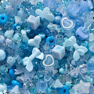 20-50 กรัม ลูกปัดอะคริลิค ลูกปัดผสมอะคริลิค คละสี สําหรับทําเครื่องประดับ DIY