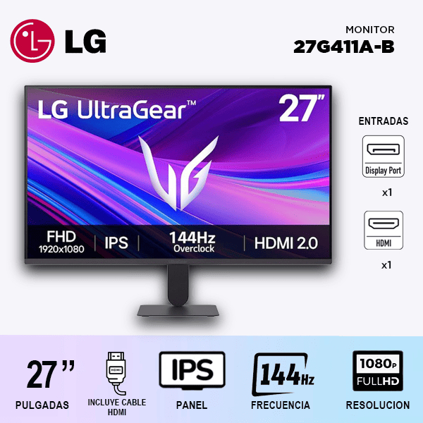 LG Ultragear 27G411A-B รีวิว จอ IPS 144Hz สเปกเกมมิ่งที่คุ้มค่า