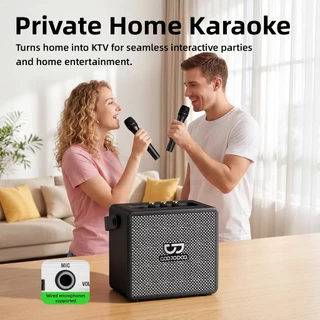 GOOJODOQ Ab4098 ลำโพง Bluetooth 5.3 3600mah ลําโพงพกพา สเตอริโอ 2 ช่อง เสียงเบส พร้อมไมโครโฟน 2 ตัว